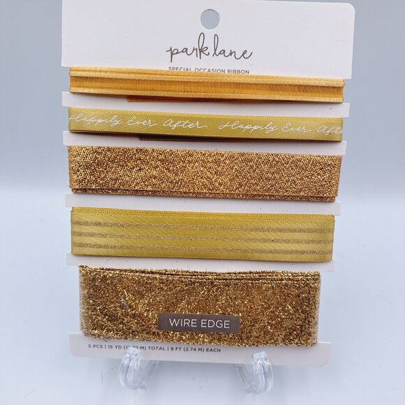 30 Yds (90 feet) Of Special Occasion/Wedding/Anniversary Silver & Gold Ribbon - Picture 9 of 14